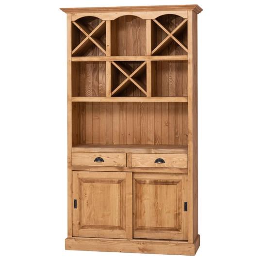 dubovy masivny nabytok skrina vinny obyvacka klasicky mediteransky vidiecky provansalska kuchyna hnedy farmarsky nabytky interier lameridiana budapest interierovy obchod.jpg